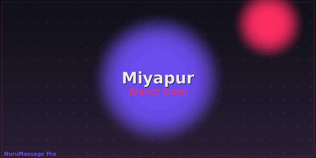 NuruMassage Pro spa branch in Miyapur Hyderabad